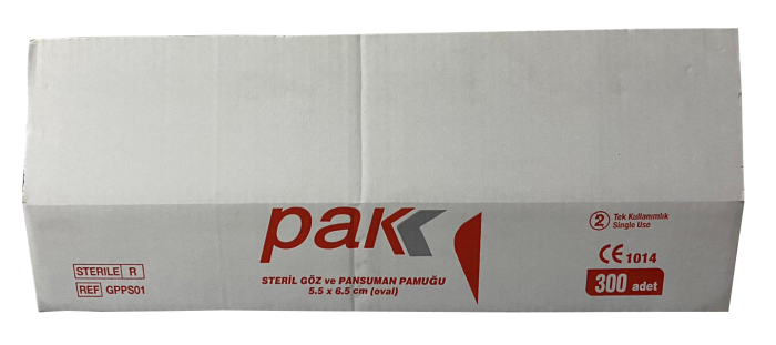 Steril Yapışkanlı Göz Pedi